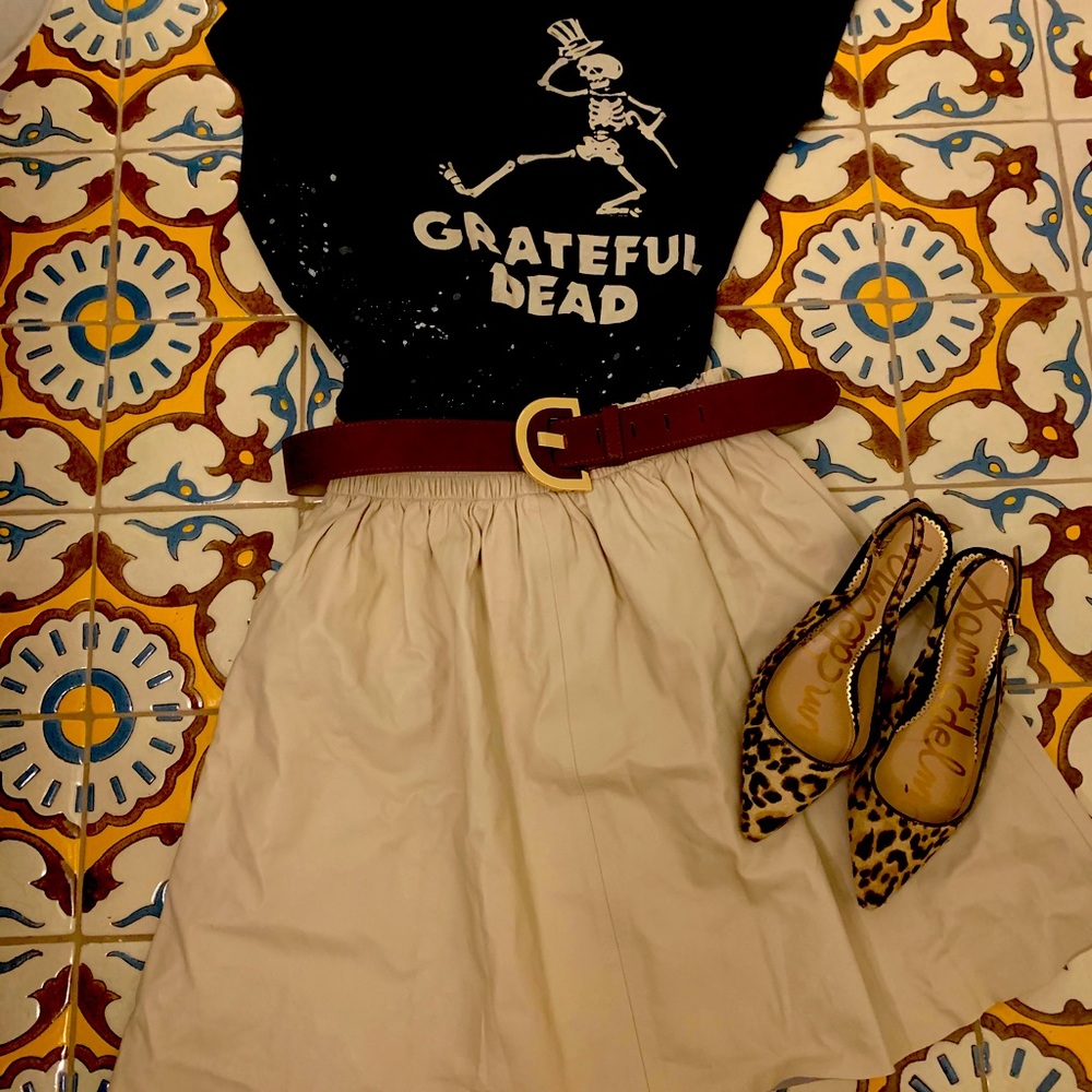 Leather skirt